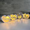 Silicone Mould Mother's Day Silhouettes Molds Plasters Molds Heart Casting Molds for Wedding Home Decoration
