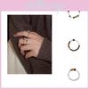 Eye Stunning Tiger Stone Elastic Ring For Women Chic Vintage Design Fashion Jewelry