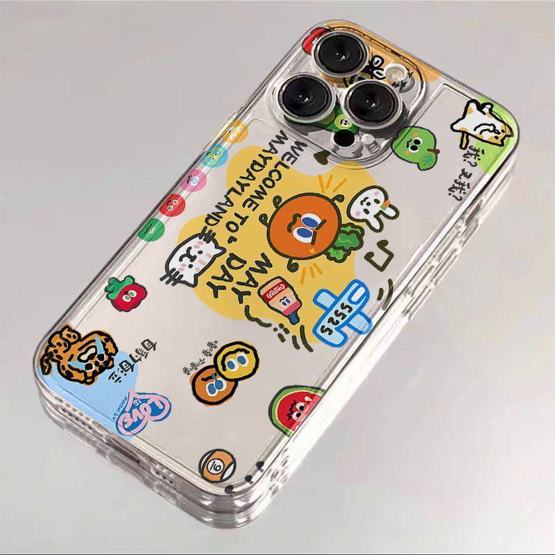 

Mayday iPhone 17 Pro Max Compatible Case: Soft, Transparent, Niche, Drop-Proof, Fits iPhone 12, 13, 14, 15, 16. iPhone 6 Plus