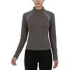 Color Block Sports Pullover Long Sleeve T-Shirt Women Tops KV4879
