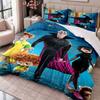 Set Biancheria da Letto 3 Pezzi Hotel Transylvania Copripiumino con Due Federe per Camera da Letto Decorazione Casa