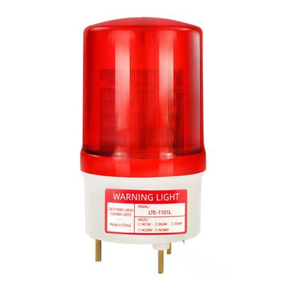 Red LED Rotating with Mounting Warning Crane Patrol Light Light, 100V, Bracket, Silent, Sign, Light, (Red)