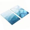 Glass Decorative Boards for Serving Snacks Abstraction 2X30X52 Cm