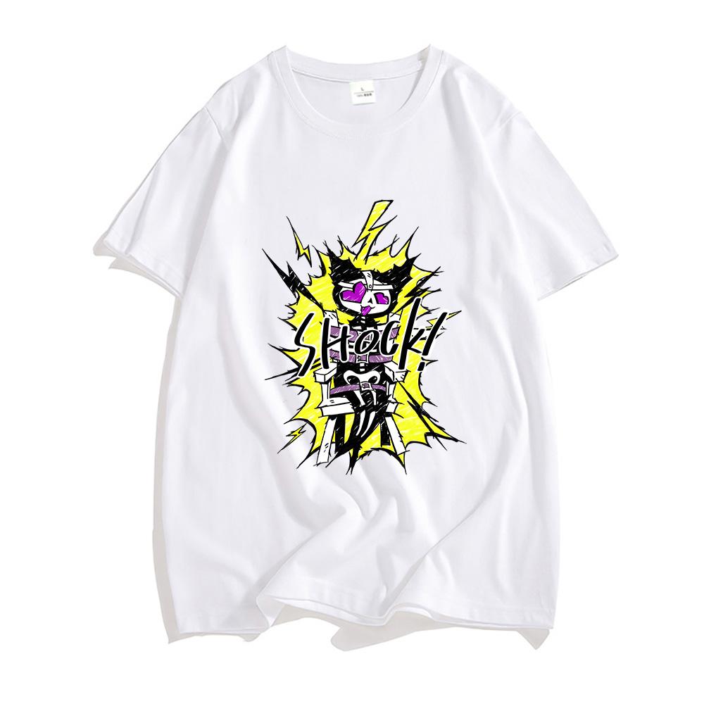 

Bayonetta Game Print T-shirts High Quality Soft Tee-shirt Harajuku Casual Comfortable Tshirts Short Sleeve Round Neck Tees XS білий