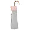 Folding Blackout Organdy Bicolor Gray UV For Sunny and Rainy Wpc. Parasol, Umbrella, Mini, {100% Blackout, 100% Protection, UPF50+, Days} 55cm,