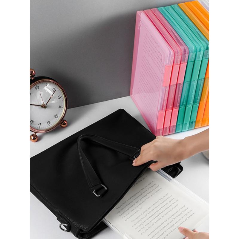 Transparent Desktop File & Paper Organizer Box