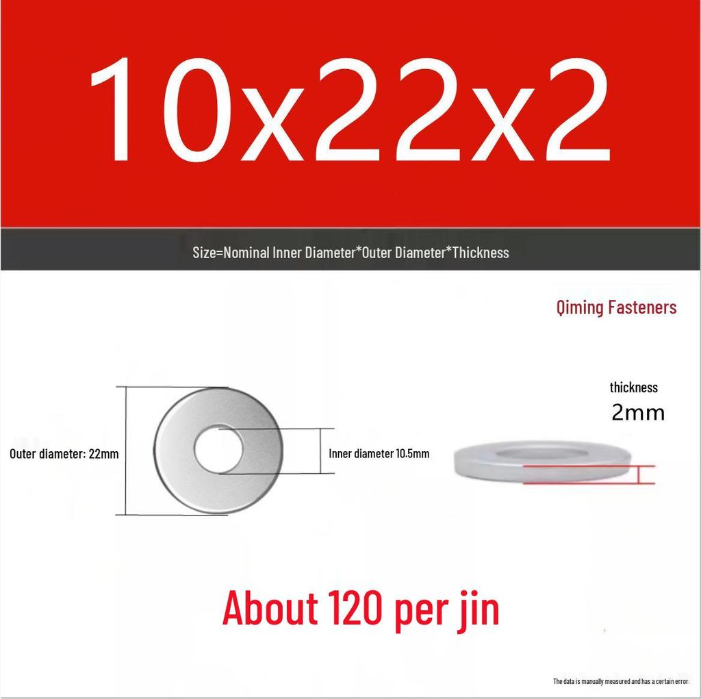 4.8 Grade Galvanized Iron Flat Washer M3-M40 Oversized Metal Screw Gasket Washer