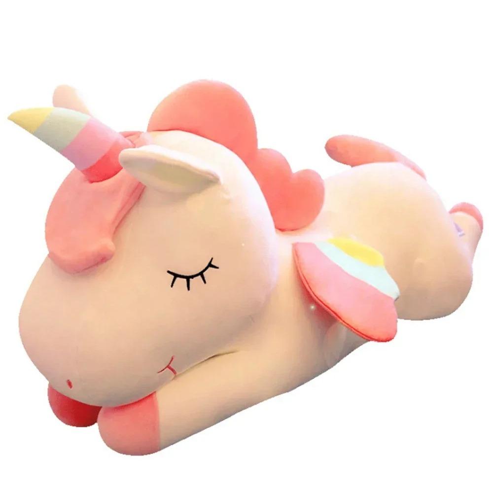 1pc Unicorn Action Figure Plush Toy Soft Stuffed Huggable Dolls Animal Acompany Toys Children Girl Birthday Gifts