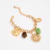 Charm Vintage Geometric Floral Bracelet Flower Bohemian Bracelet Sweet Enamel Bracelet  Party