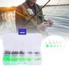 200 pcs Non Slip Luminous Beads Fishing Hooks with Plastic Storage Box for Saltwater Freshwater Kit