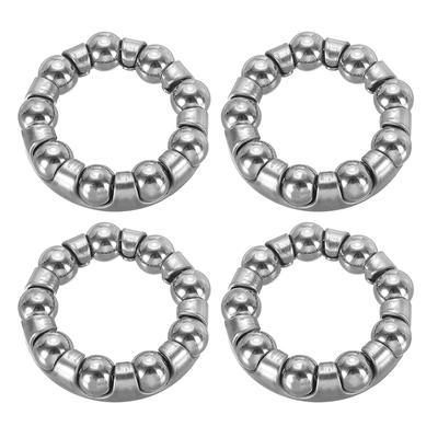 PATIKIL Bike Ball Crank Bearings 1/4" X 9 Balls Set of 4 Stainless Steel
