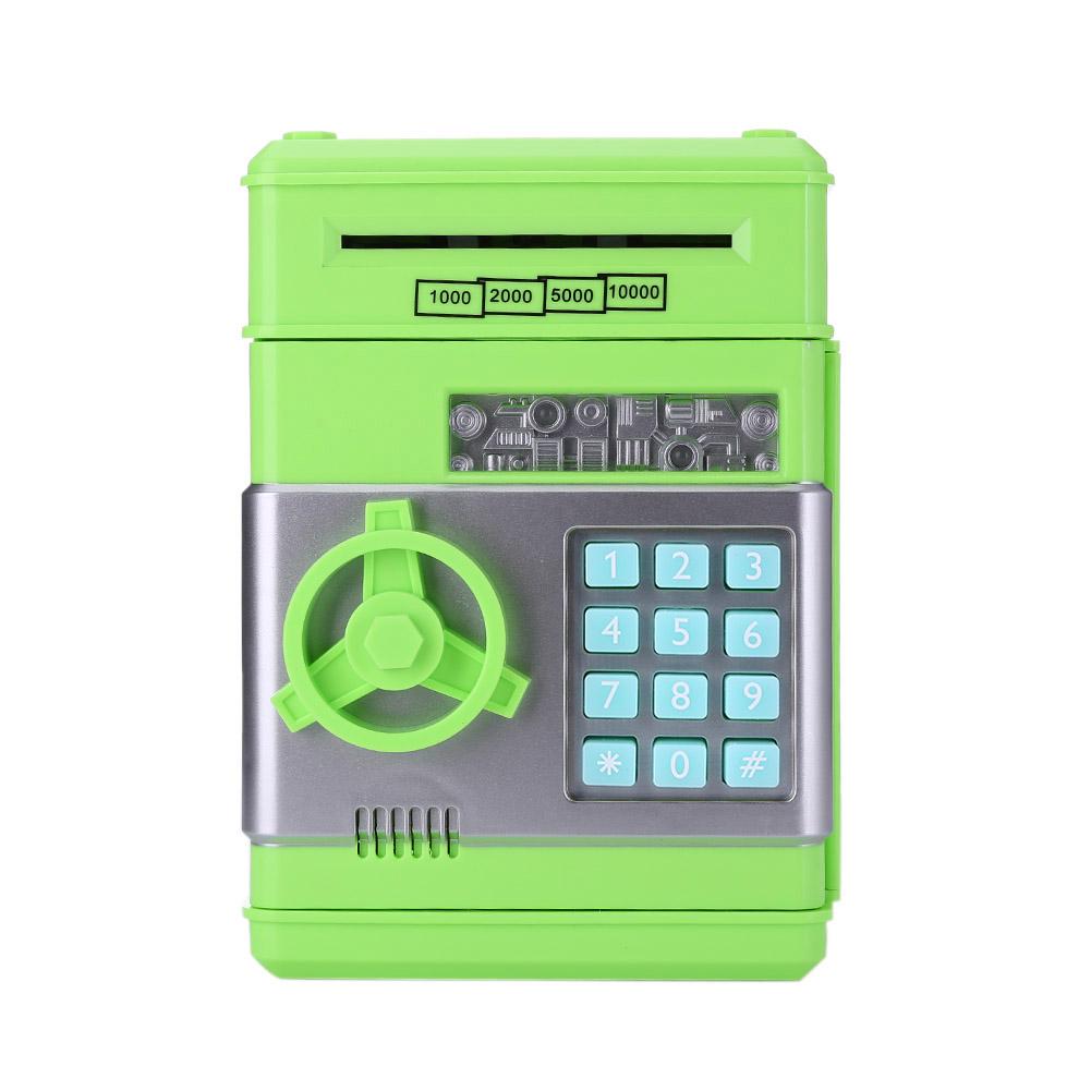 Electronic Piggy Bank Safe Money Box for Children Digital Coins Cash Saving Safe Deposit ATM Machine Birthday Gift for Kids
