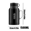 Car Kettle 1500Ml Fast Heating 12/24V Portable Automatic Shut Off Boiler For Commute Outdoor Road-Trip Camping Daily Travel