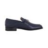 Gucci Interlocking Leather Casual Leather Shoes Men's Dark Blue 739774 AABUV 4157
