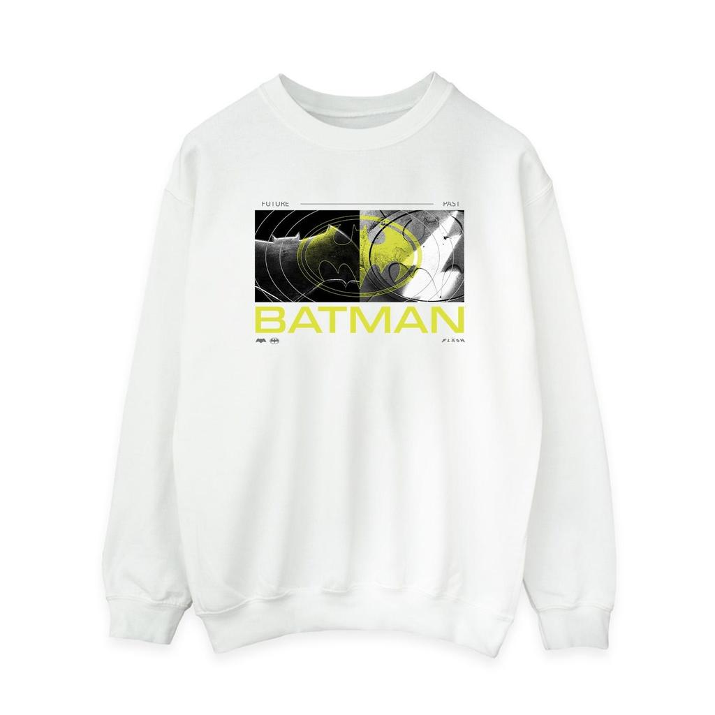 DC Comics Womens/Ladies The Flash Batman Future To Past Sweatshirt