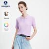 Navigare Women's Polo Cable Knit Short Sleeve Sweater