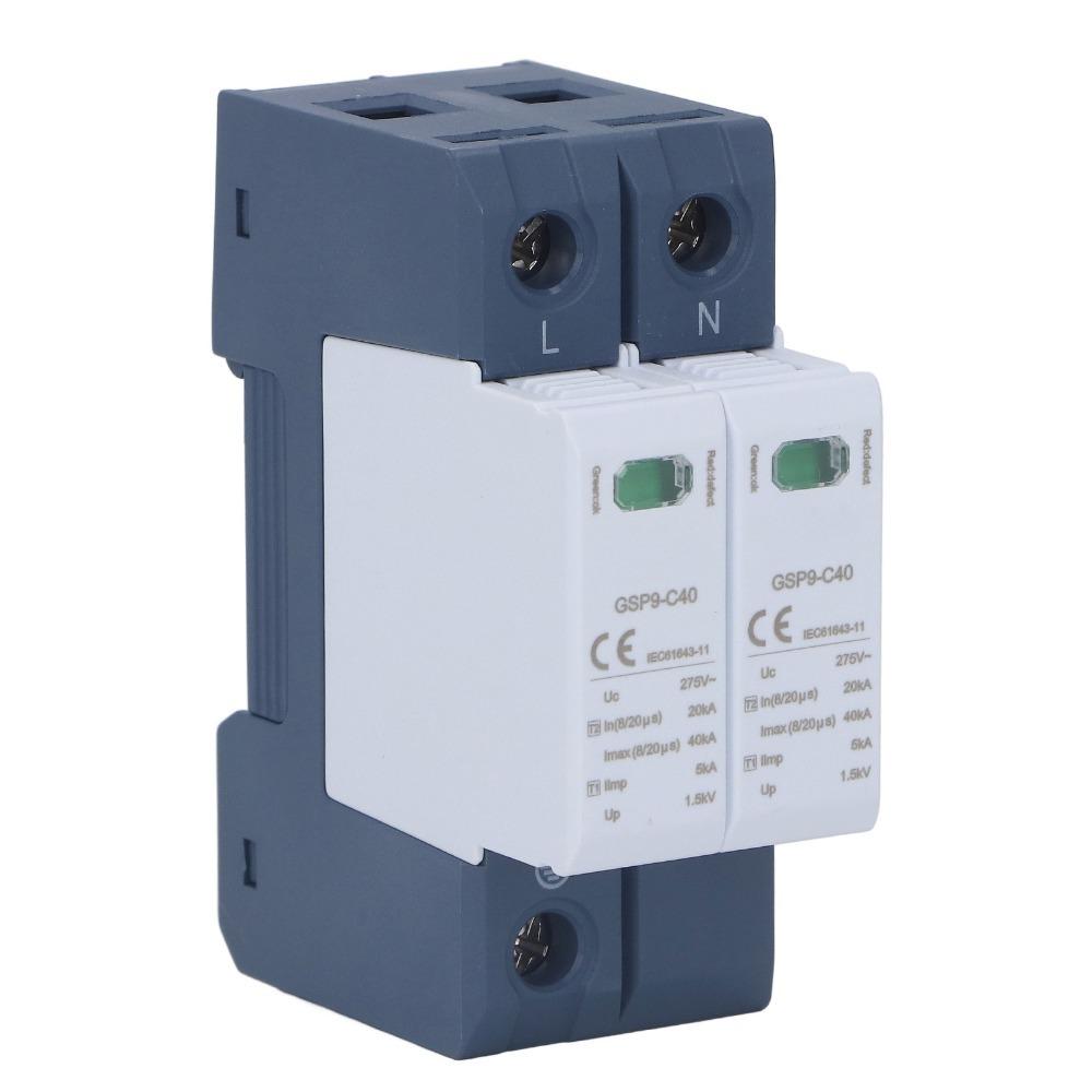 2P Voltage Protection Arrester 275V Low Voltage Protector Power Distribution Control