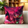 AAlastor Hazbin Hotel Graphic  Pillow Case Square DoubleSided Sofa Cushion Cover Bedroom Bedside Pillow