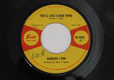 7inch Record BARBARA LYNN  Youll Lose A Good Thing  Lonely H WI4038 SUE 1967 UK SoulFunk Used