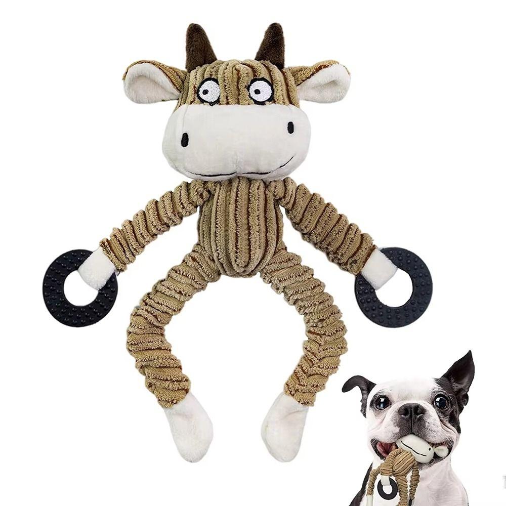 25cm Fun Sounding Doll Dogs Toy Tooth Cleaning Cute Pet Companion Toy Soft Interactive Cats Toy