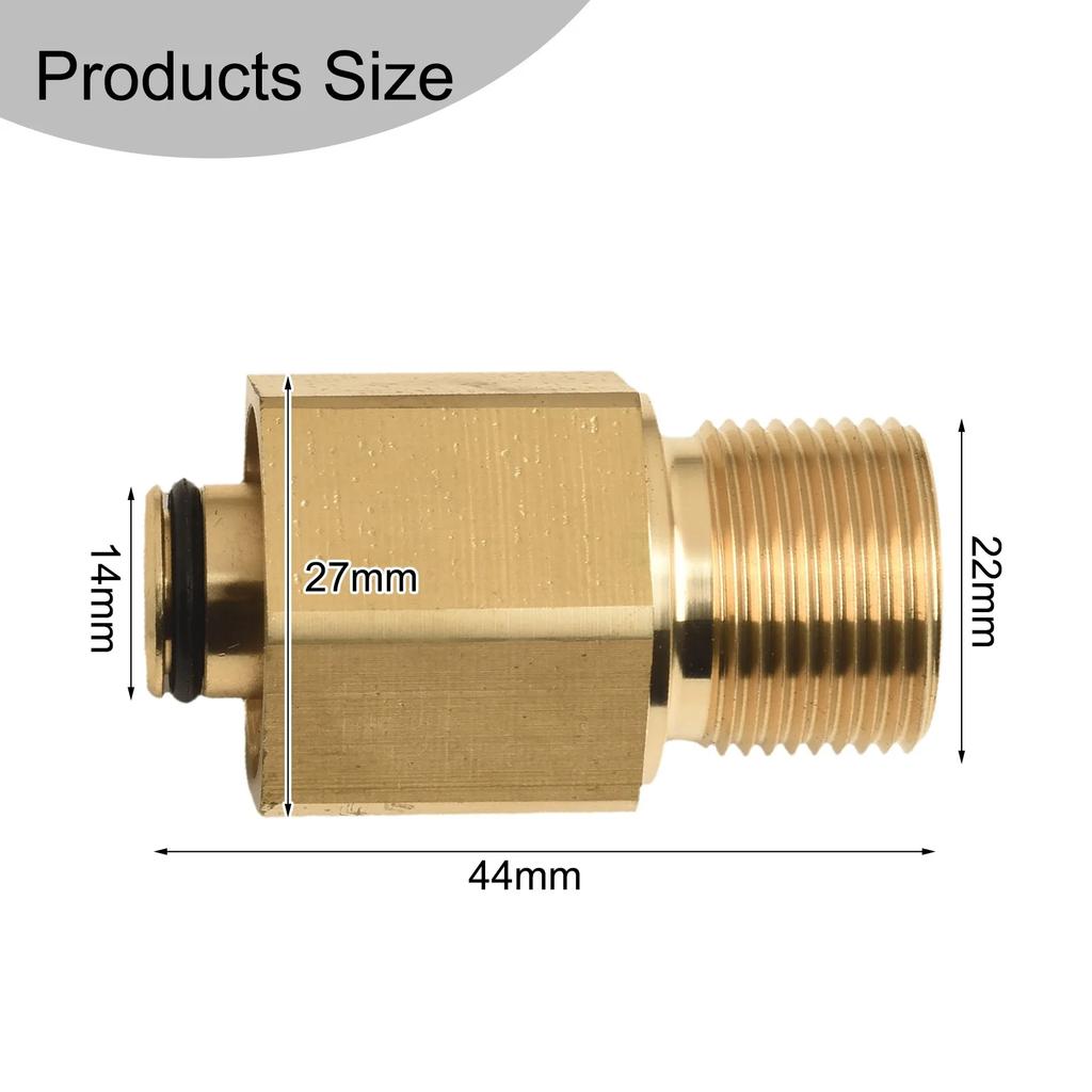 ~M22 Pressure Washer Quick Release ~Coupler Brass Male High Pressure ~Hose Adapter Pressure Washer~ Quick Coupler Garden Tool