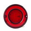 2-Pcs Vintage 12V LED Round Tail Light Assembly – 127mm Dia Rear Lamp Combination for Iveco Buses & Universal Vehicles | Stop & Tail Light