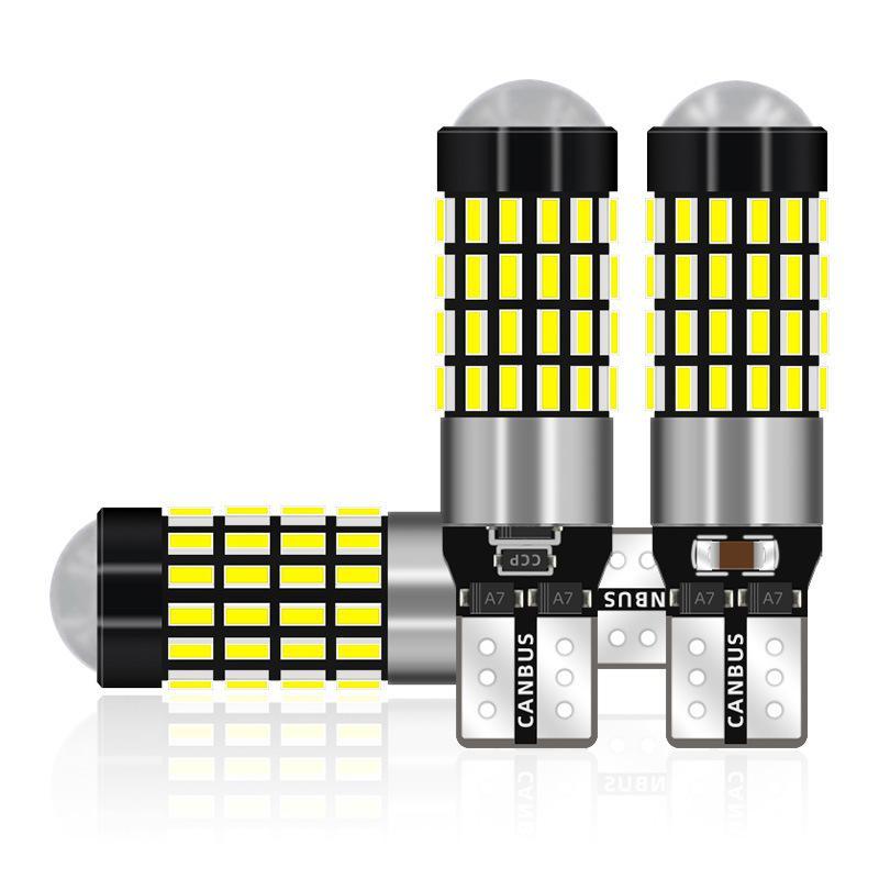 2Pcs High Power T10 194 920 912 921 168 Led Canbus Extreme Bright 54 Smd 4014 Chip Bulbs Car Parking Backup Reverse Wide Lights