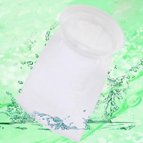 100/150/200um Aquarium Filter Bag Fish Tank Mesh Net Sump Micron Sock Pouch