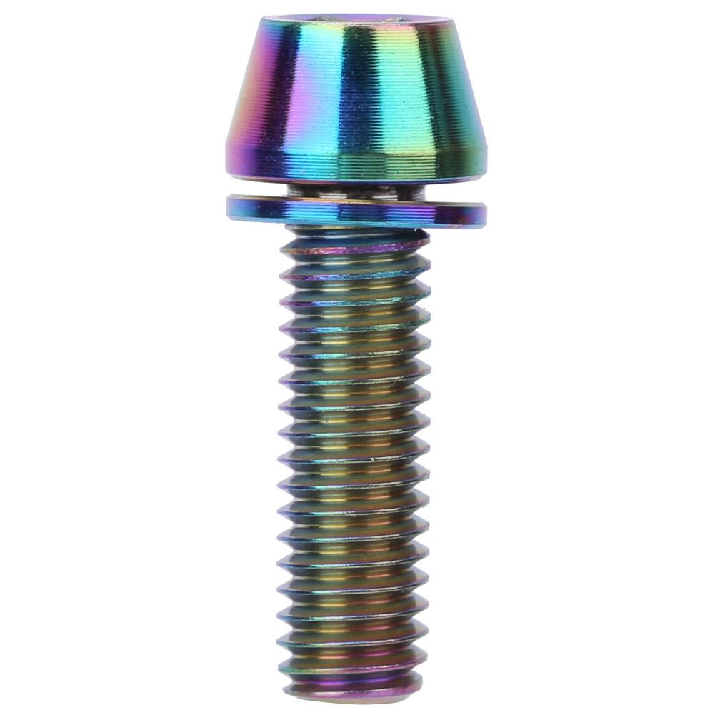 3PCS Titanium Alloy Durable Bike Handlebar Stem Screws Bicycle Disc Brake Clamp Set Screw