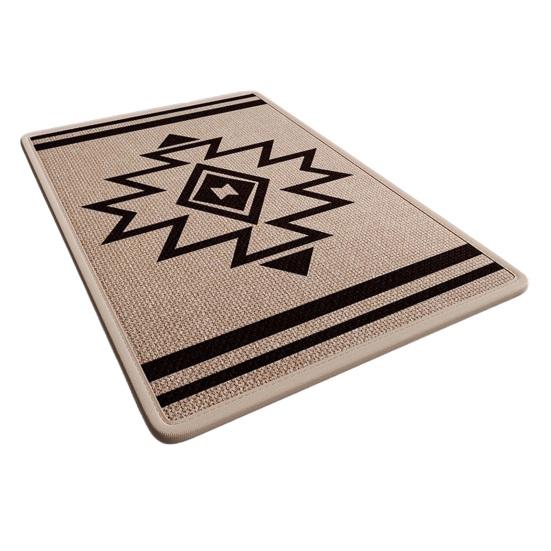 Huaqianguhh Minimalist Bathroom Rug, Absorbent Non-Slip Floor Mat, Rectangular Door Mat for Home Entrance Bedroom Living Room