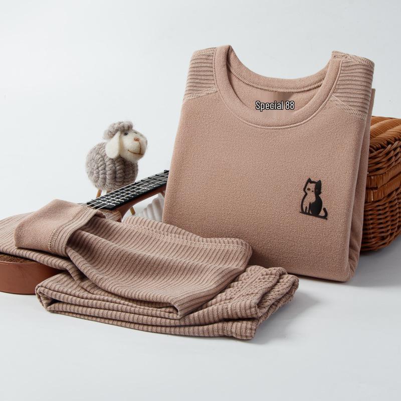 

Kid s Autumn Graphene Heating Warm Set: Boys Heated Underwear & Girls Pajamas, Student Base Layer. 110 cm