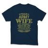 Proud Army Wife Tshirt Spouse Appreciation T Shirt Mothers Day Fathers Day Tee