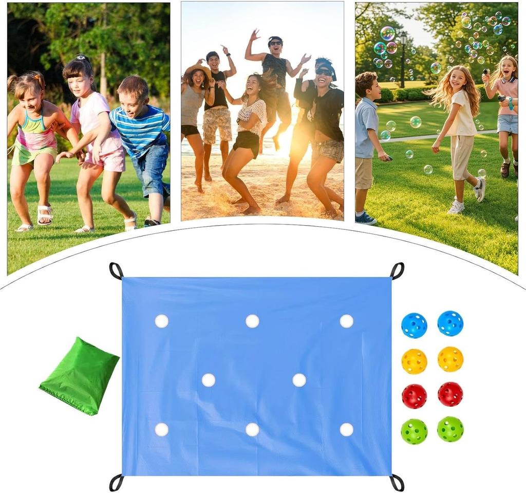 Team Building Kooperatives Loch-Plane Spiel, Lustige Team Building Spiele für Kinder Erwachsene Schule Outdoor Gruppenaktivitäten Partyspiel
