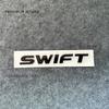 3D ABS Hellschwarz SWIFT Logo Emblem Buchstaben Auto Styling Kofferraumplakette Für SUZUKI SWIFT Unterer Frontgrill Plakette Zubehör