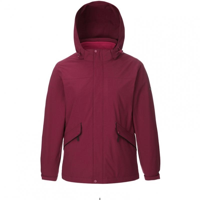  Mountia  Women S Mike Waterproof 2 In 1 Fleece Padded Jacket Magenta