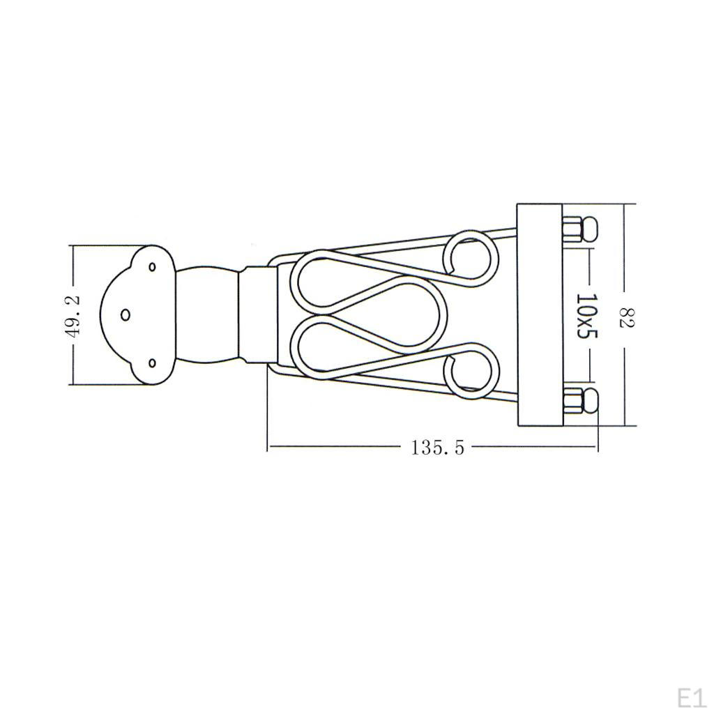 Guitar Tailpiece Bridge Wire With Screws DIY