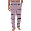 Men's casual stylish striped texture printed pants - Men's drawstring waist slim and lightweight sports pants