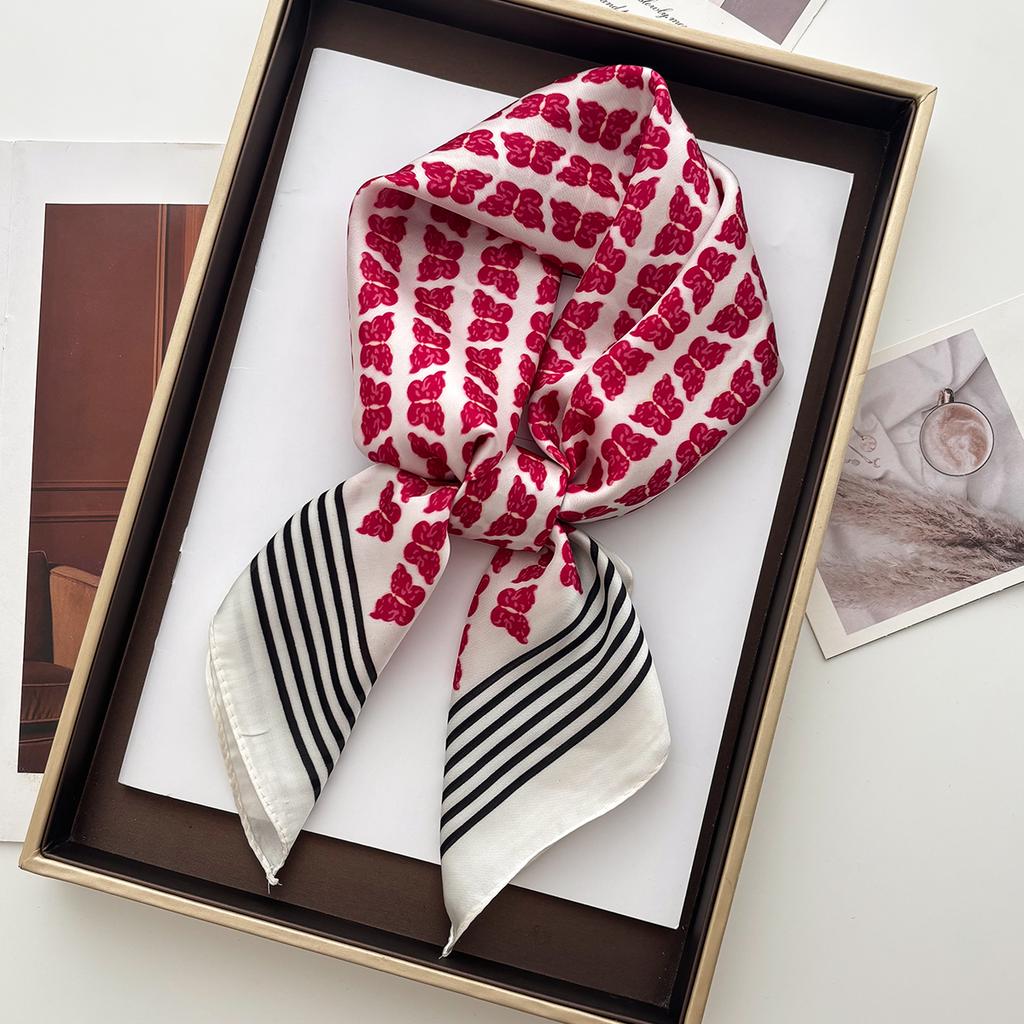 1 buc Eșarfă Pătrată 70*70cm Femei Print de Lux Batic Cap Modă Doamnă Șal de Păr Înfășurare Fular de Gât Femeie Hijab