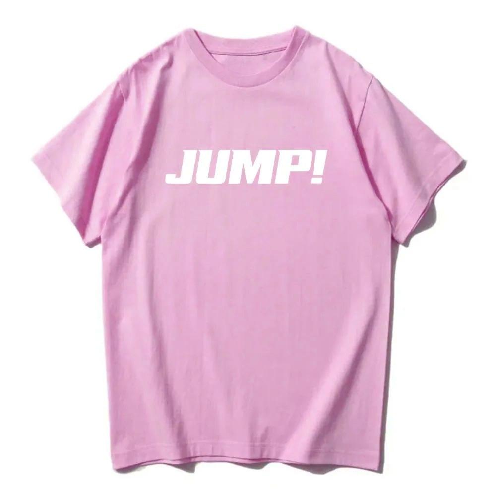 Jump Single Graphic 2025 T-shirt Band and Pink Korean Girls' Band Tshirts Fashion Short Sleeve T Shirt Women Clothing