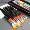 Yi Zhi Bi 948 Nylon Flat Brush for Art: Sketching, Manga, Gouache, Oil, Acrylic, Watercolor