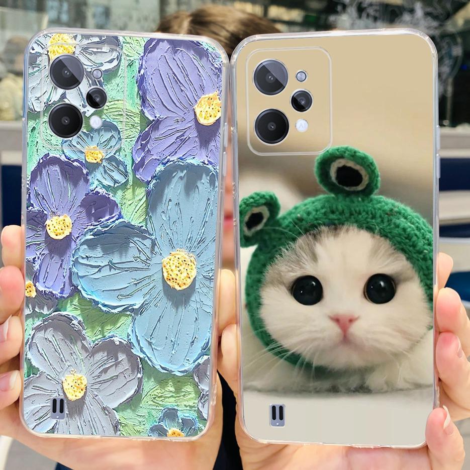 For Realme C31 Case RMX3501 New Fashion Painted Cover Soft Slim Phone Case For Realme C31 C 31 RealmeC31 Back Cover Fundas Coque