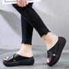 European and American Summer New Sandals with Thick Soles Fashionable and Wear-resistant One Line Versatile Women's Slippers