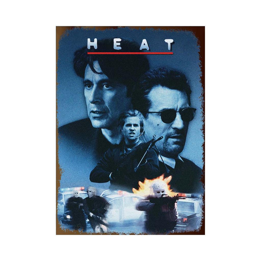 Vintage Movie Metal Tin Sign  Full Metal Jacket John Wick The Great Escape  Retro Wall Decor for Home Bar or Cafe  Classic Me