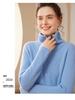 Thick Half-Zip Color-Block Cashmere Loose Knit Korean Pullover