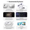 OKSJ H77 Wireless Open-Ear Neckband Bluetooth Headset