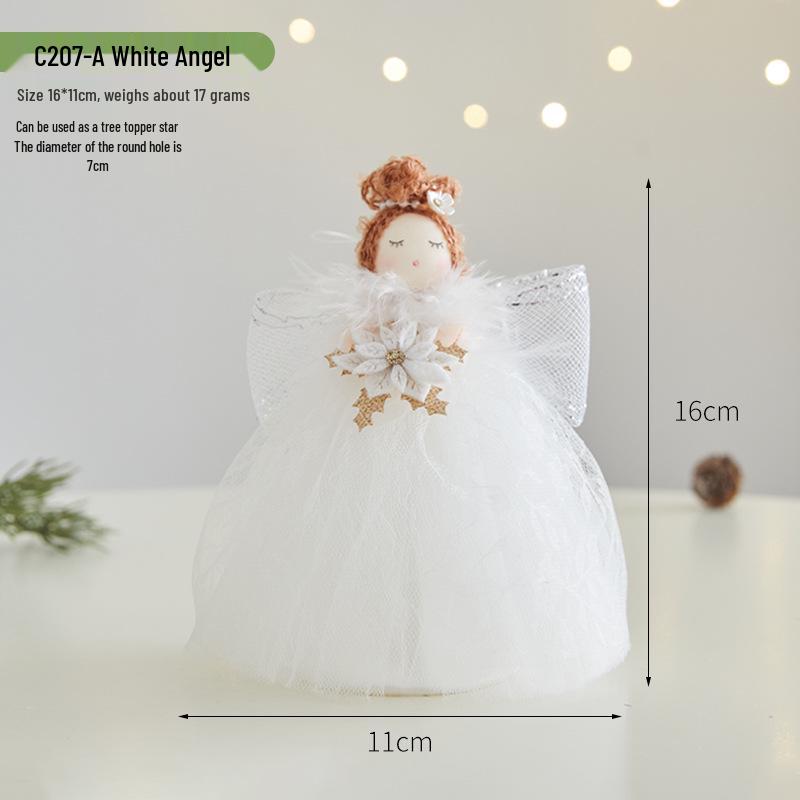 2026 Christmas Cute Plush Angel Elf Tree Ornament Pendant