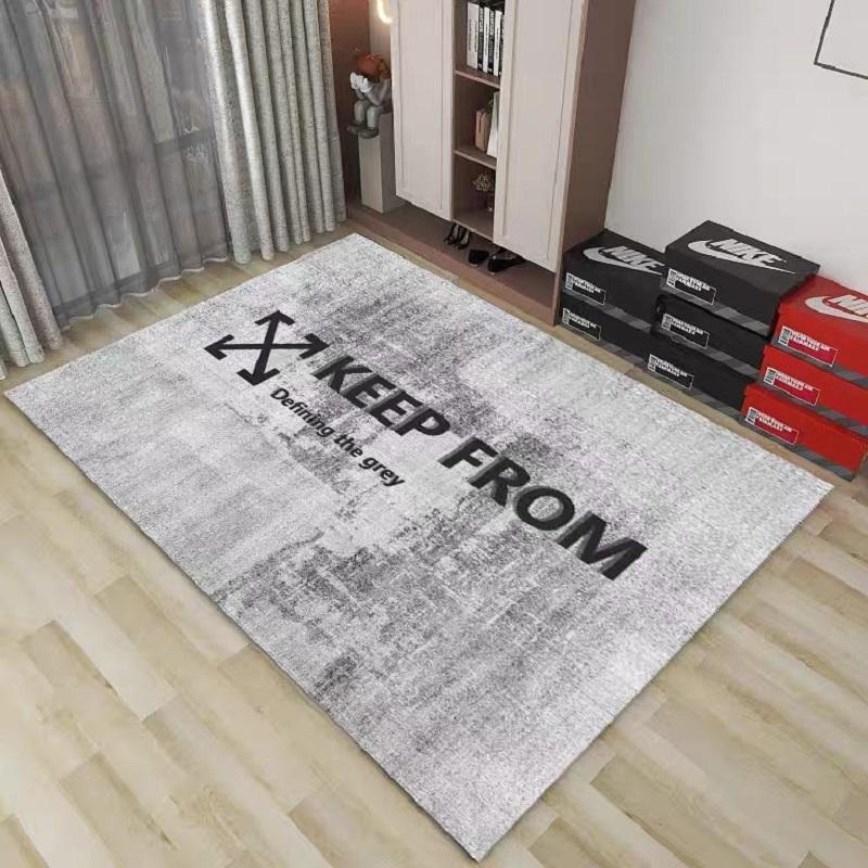 VIKAMA Fashion Carpet Bedroom Living Room Trend Personality Creative Boys Apartment Shoe Wall Bedside Dirty Mat Home Decoration