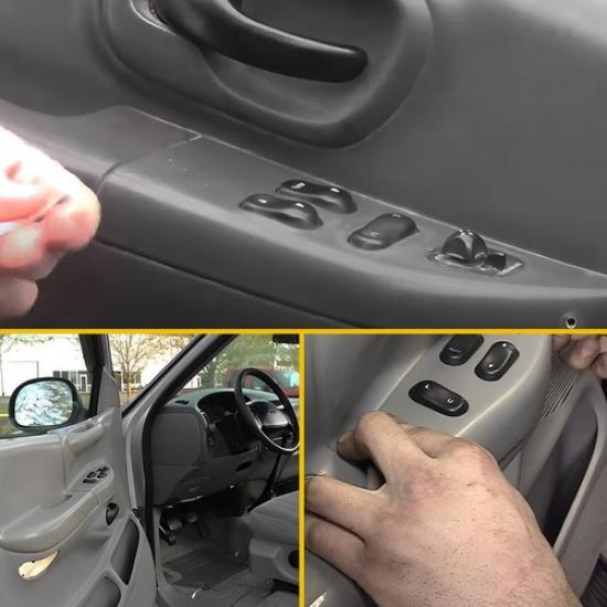 Window Switch 1999-2002 For Ford 1999 F-150 F-250 Front Driver Side 2 Button EKK