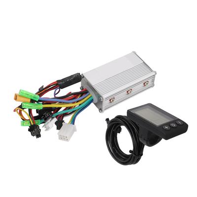 Motor Brushless Controller 24V 36V 48V 350W Electric Bicycle Scooter 3 Mode Sine Wave Controller Kit with LCD Display