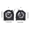 Low Noise Laptop CPU Fan Efficient Heat Dissipation Metal Easy Installation For G15 5530 2013 CPU GPU Cooling